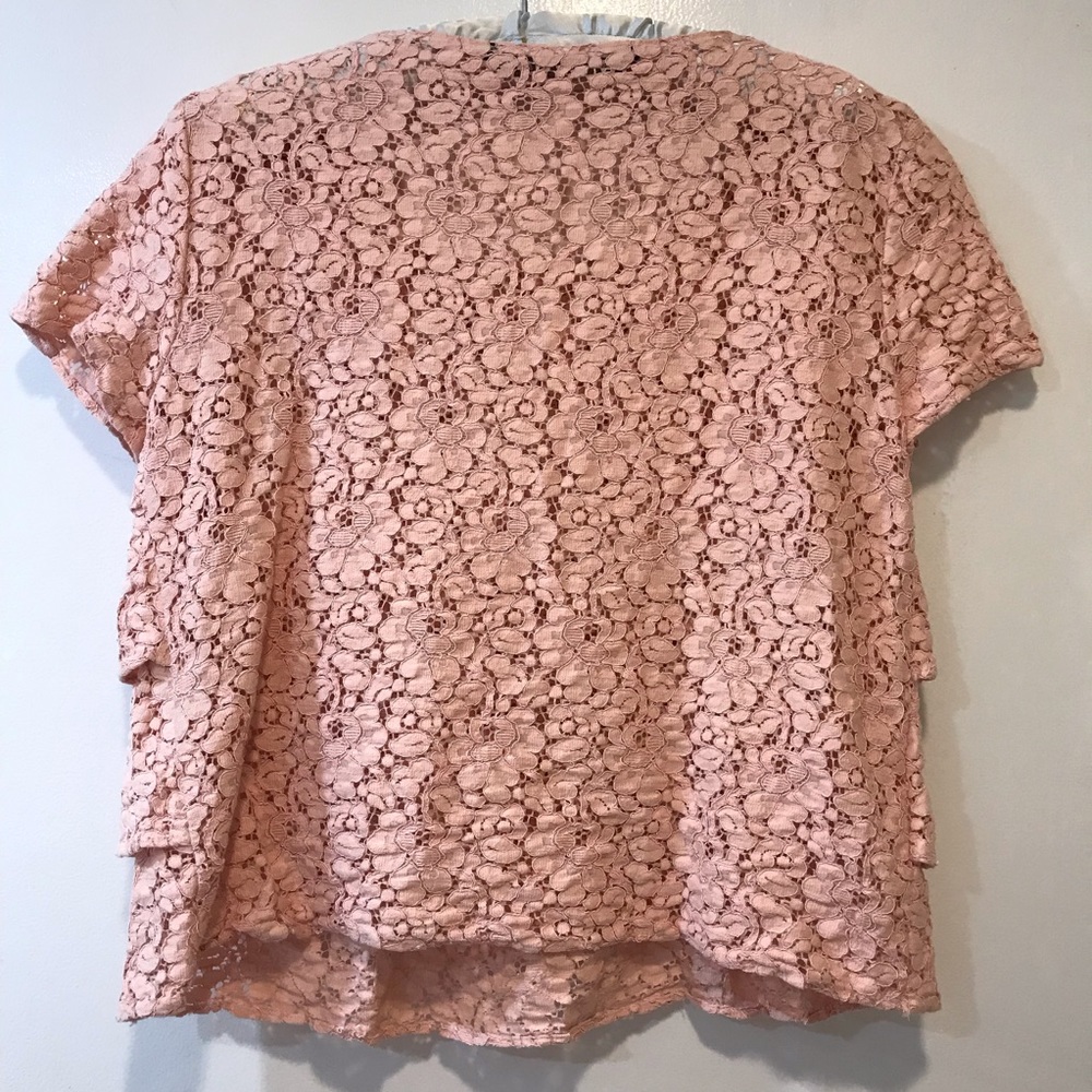 💕Zara Ruffles Lace Top💕 - Picture 4 of 7